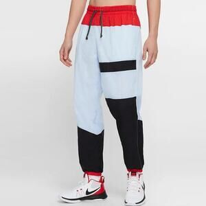 Nike Sportswear Flight Basketball Men's Pants Black-Red cn8512-436, Size M/L